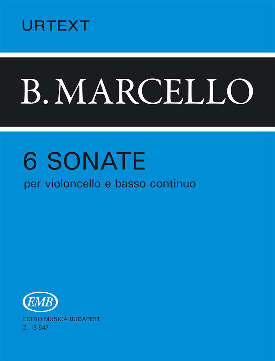 B. Marcello: 6 Cello Sonatas