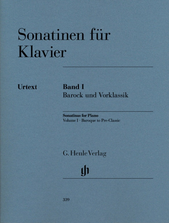 Sonatinas for Piano - Volume 1: Baroque to Pre-Classical
