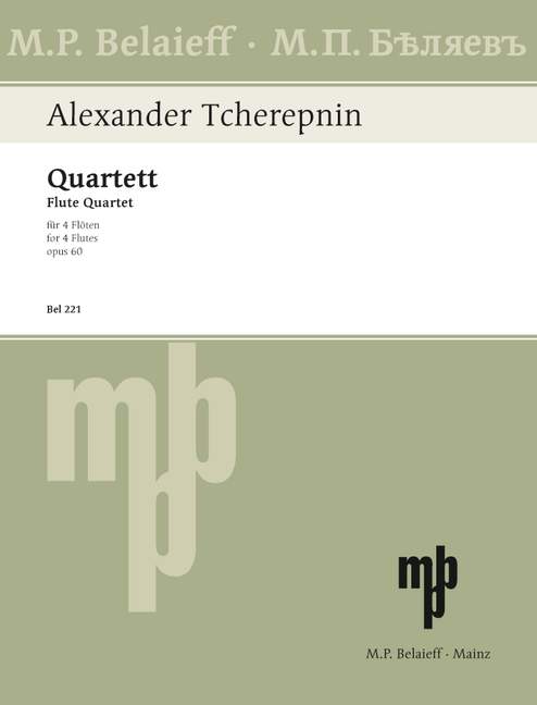 Tcherepnin: Flute Quartet, Op. 60
