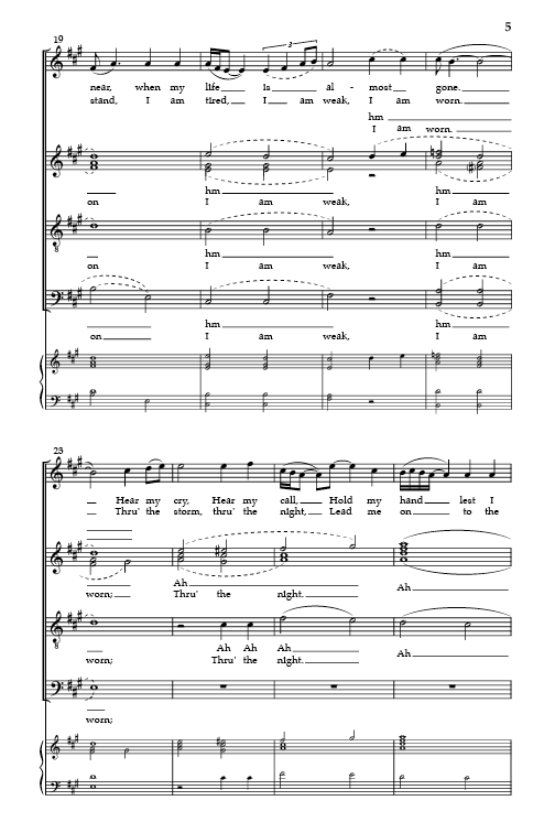 Precious Lord (arr. for SATB)