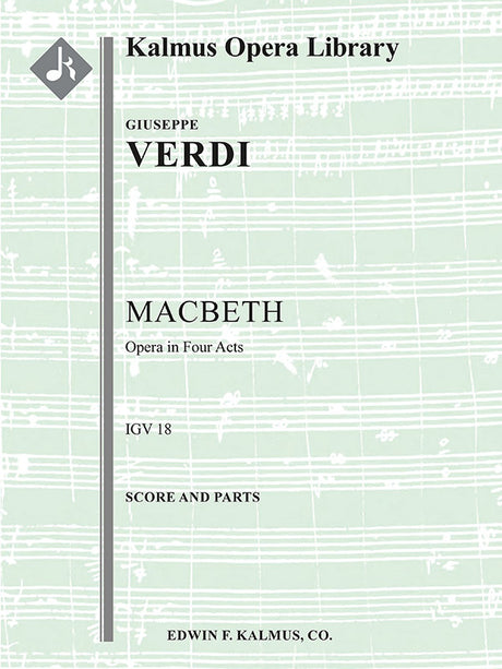 Verdi: Macbeth (1865 version)