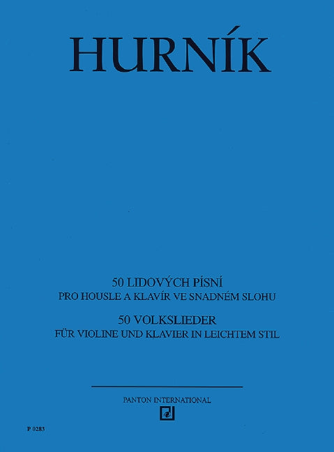 Hurník: 50 Folk Songs for Violin and Piano