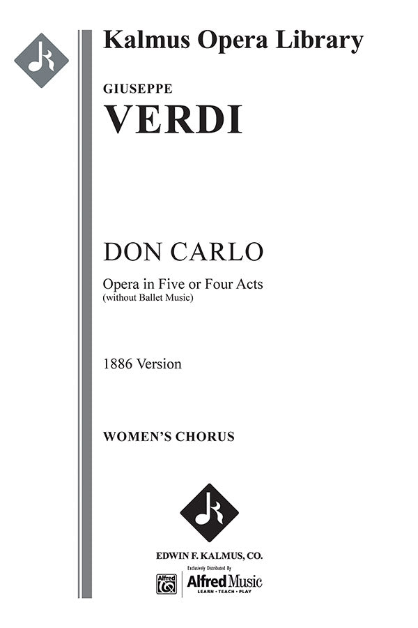 Verdi: Don Carlo (1886 version)