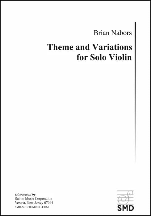 Nabors: Theme & Variations for Violin