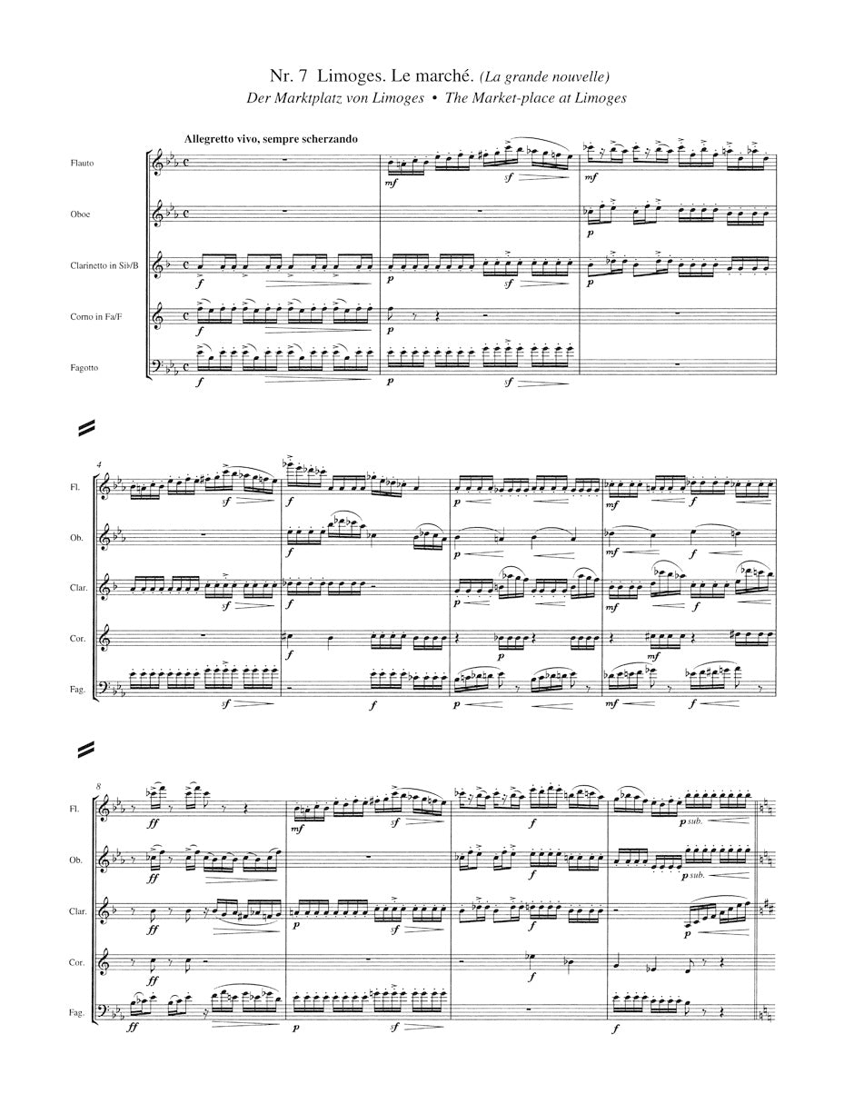 Mussorgsky: Pictures at an Exhibition (arr. for wind quintet)