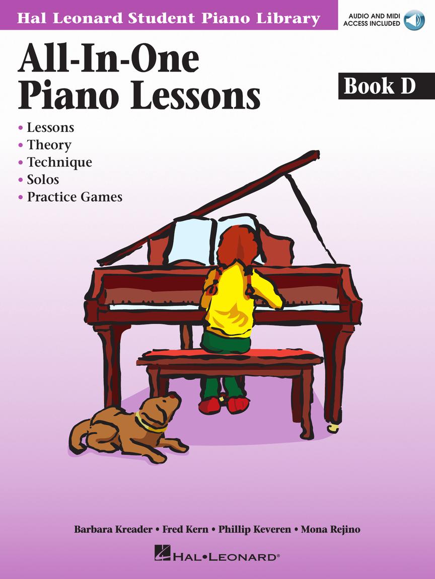All-in-One Piano Lessons - Book D