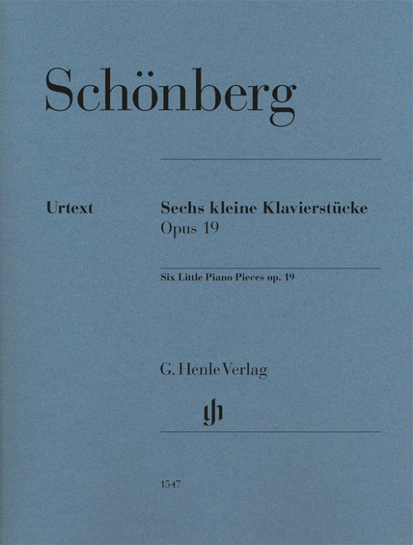 Schoenberg: 6 Little Piano Pieces, Op. 19
