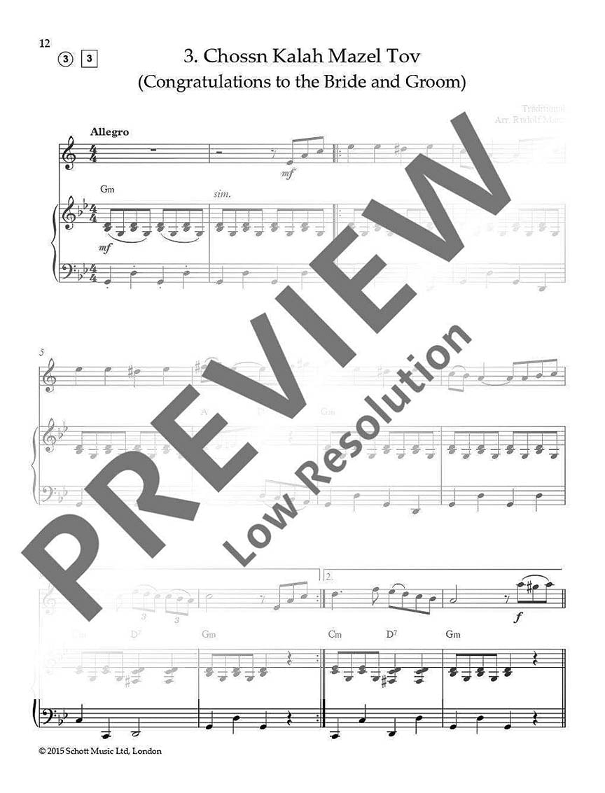 Klezmer Tunes for Clarinet