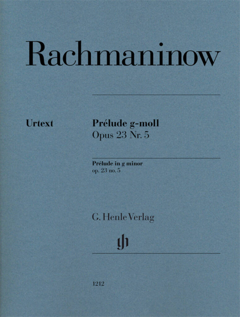 Rachmaninoff: Prélude in G Minor, Op. 23, No. 5