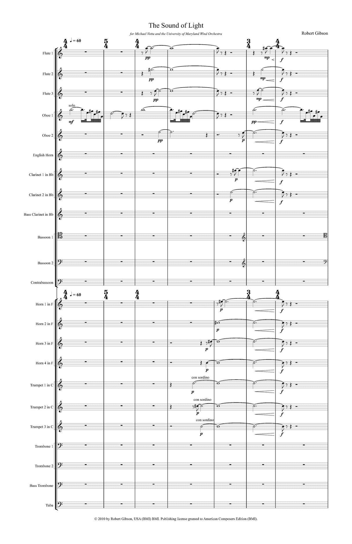 Gibson: Sound of Light