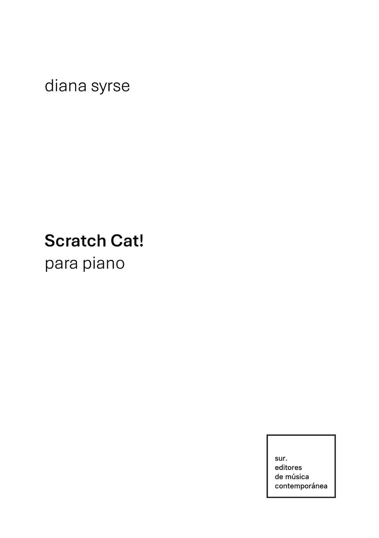 Syrse: Scratch Cat!