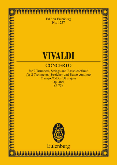 Vivaldi: Concerto for 2 Trumpets in C Major, Op. 46, No. 1