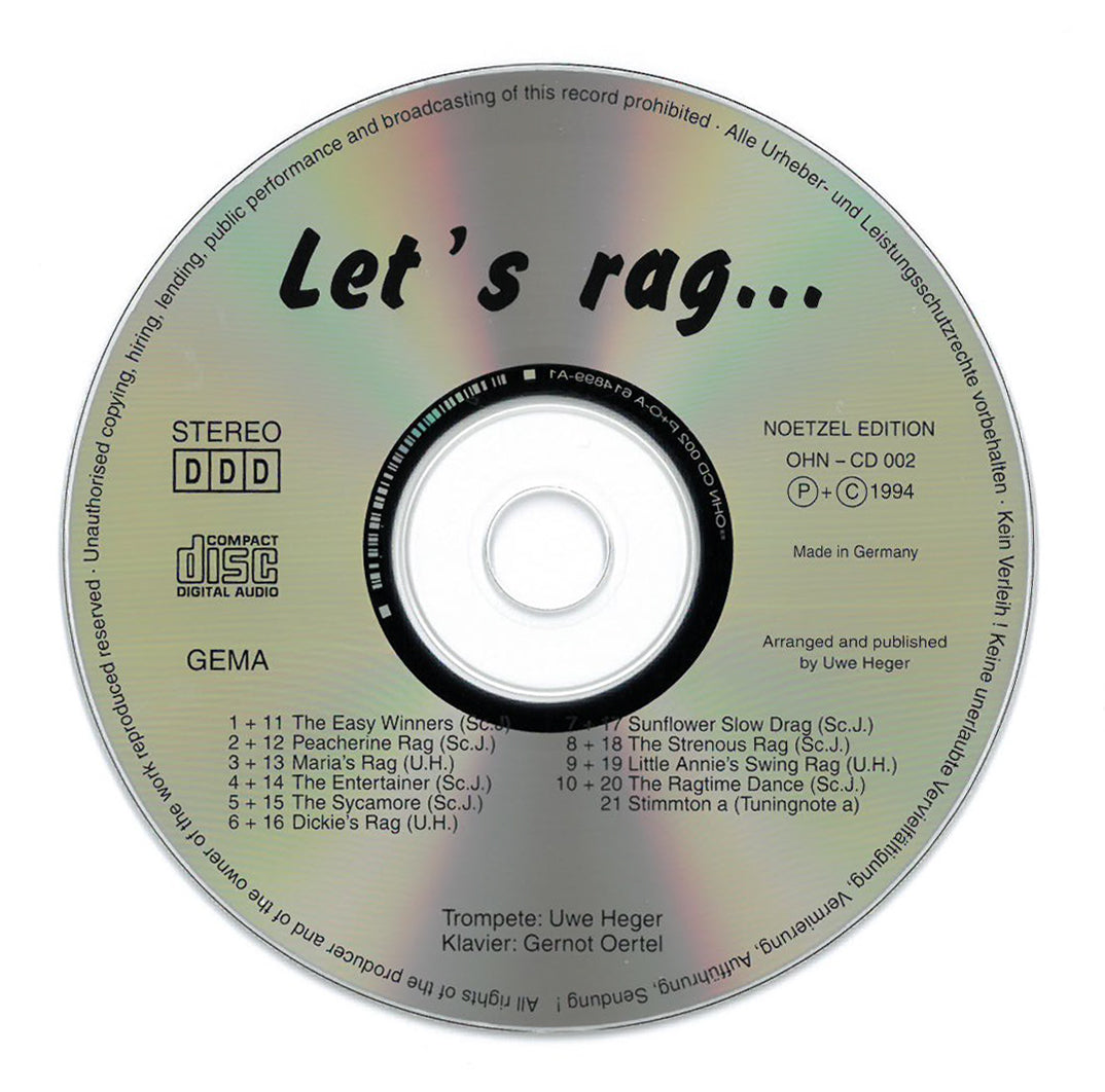 Let's Rag... 10 Ragtimes for Trombone