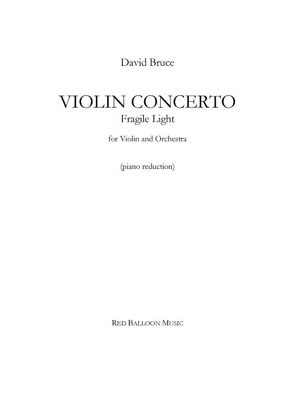 Bruce: Violin Concerto