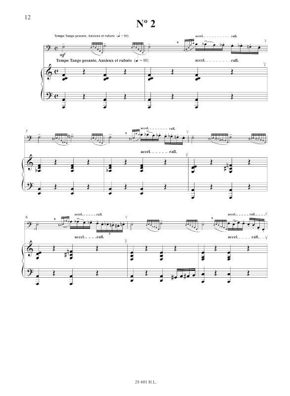 Piazzolla: Tango-Études (for bassoon and piano)