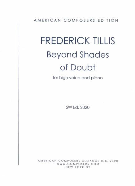 Tillis: Beyond Shades of Doubt