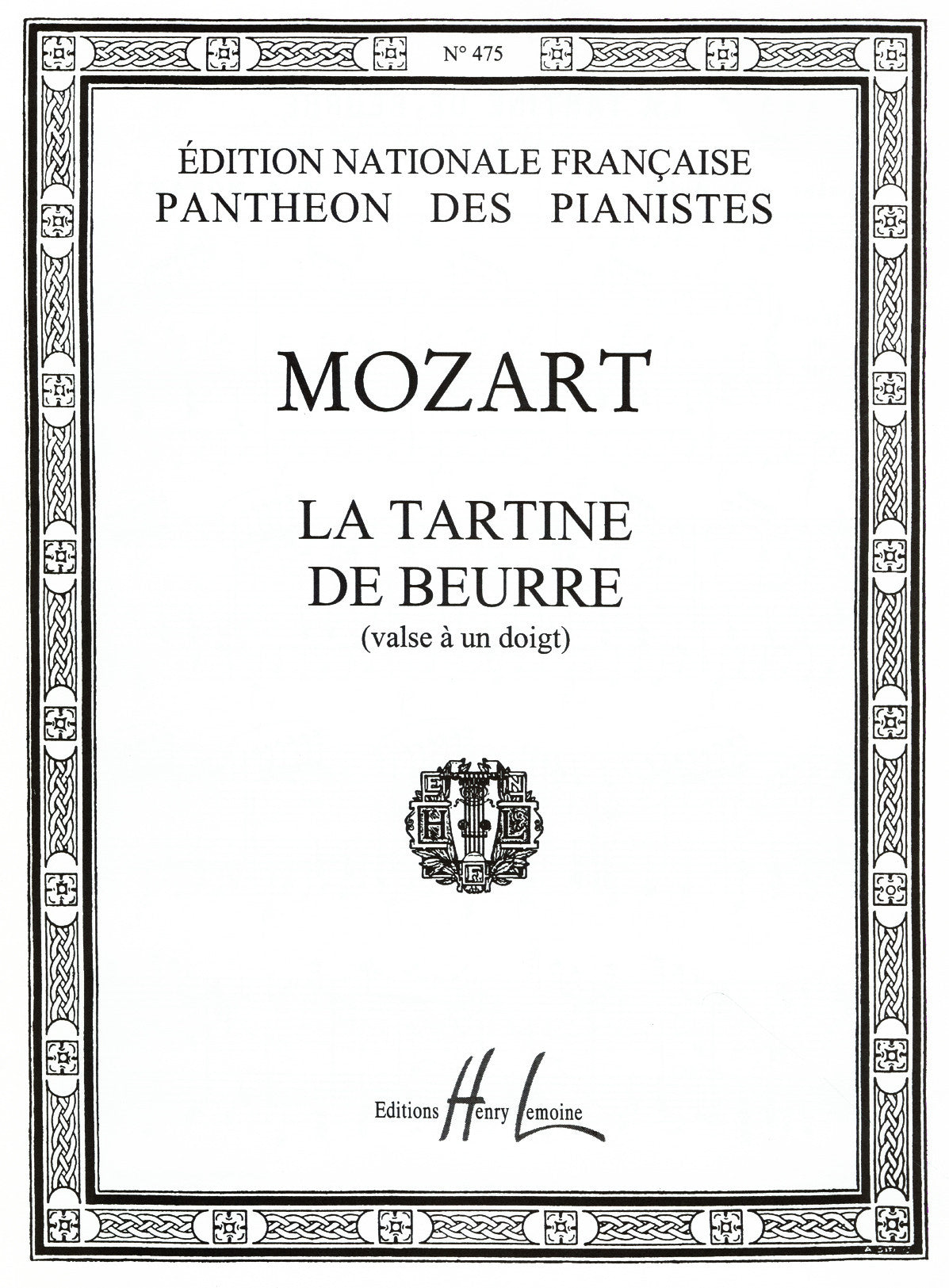 Mozart: La Tartine de beurre