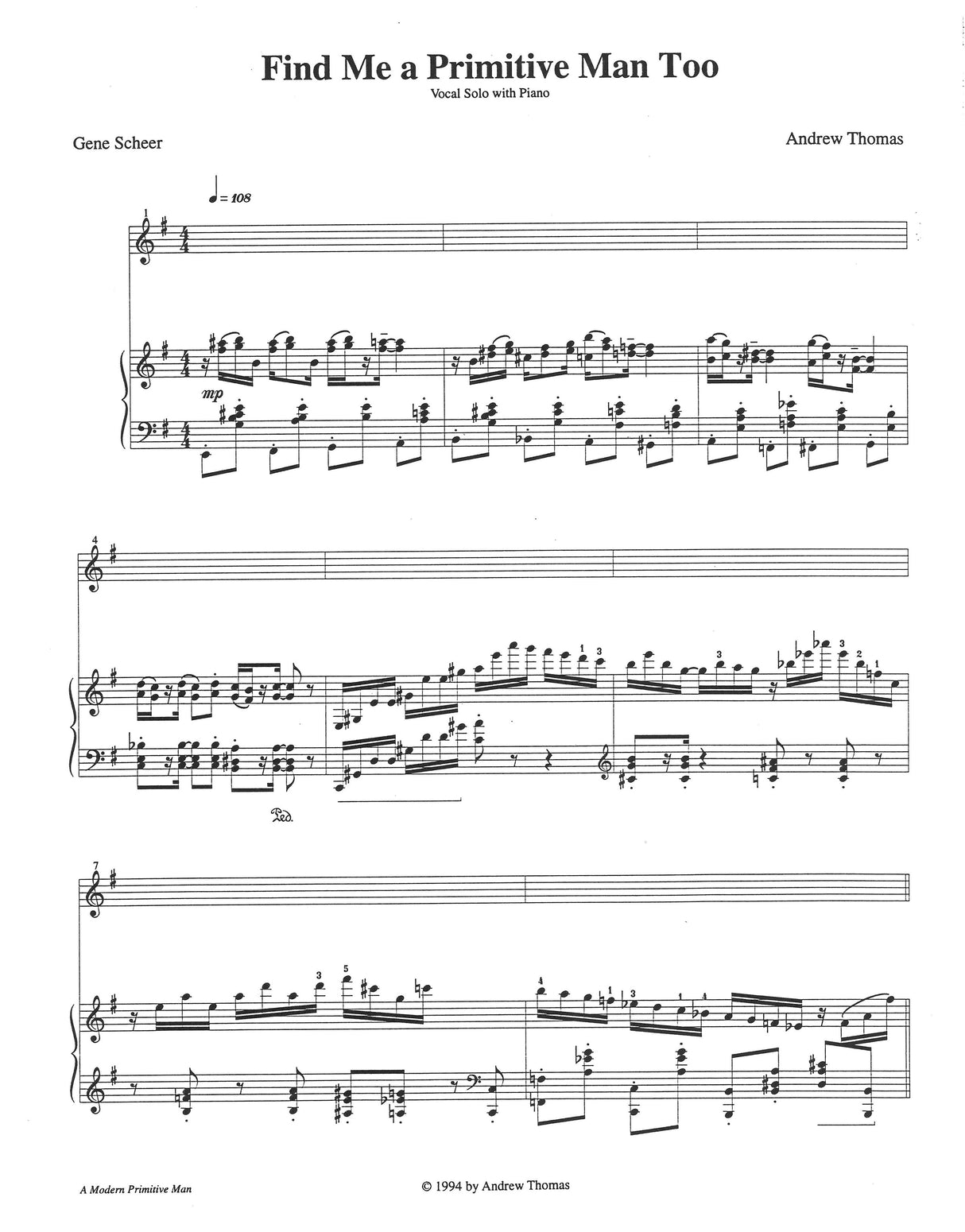 Thomas: Find me a primitive man too