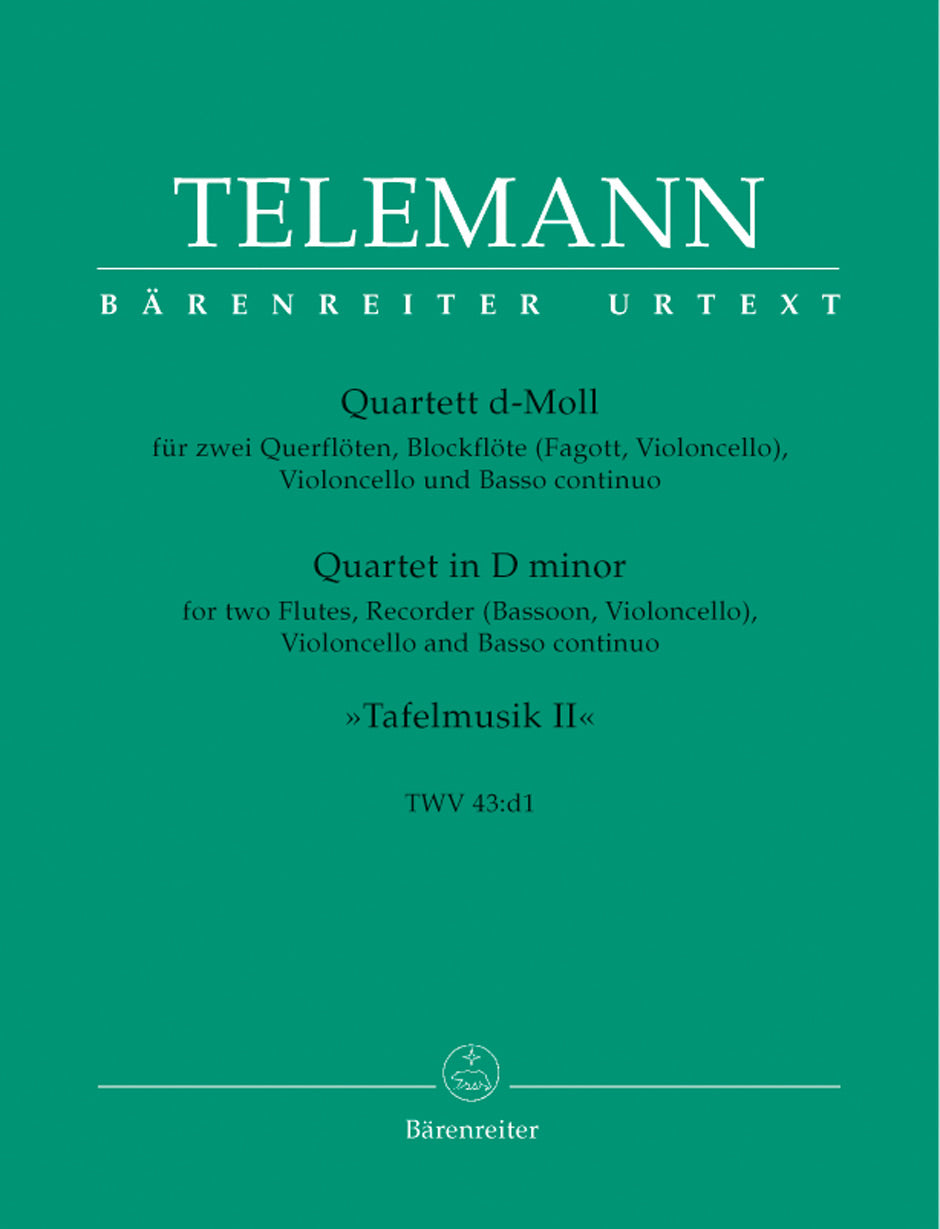 Telemann: Quartet in D Minor, TWV 43:d1 - from "Tafelmusik II"