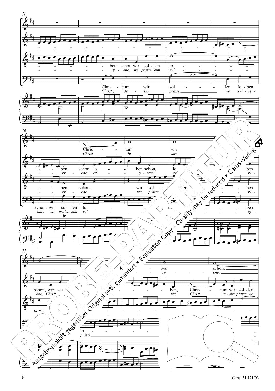 Bach: Christum wir sollen loben schon, BWV 121