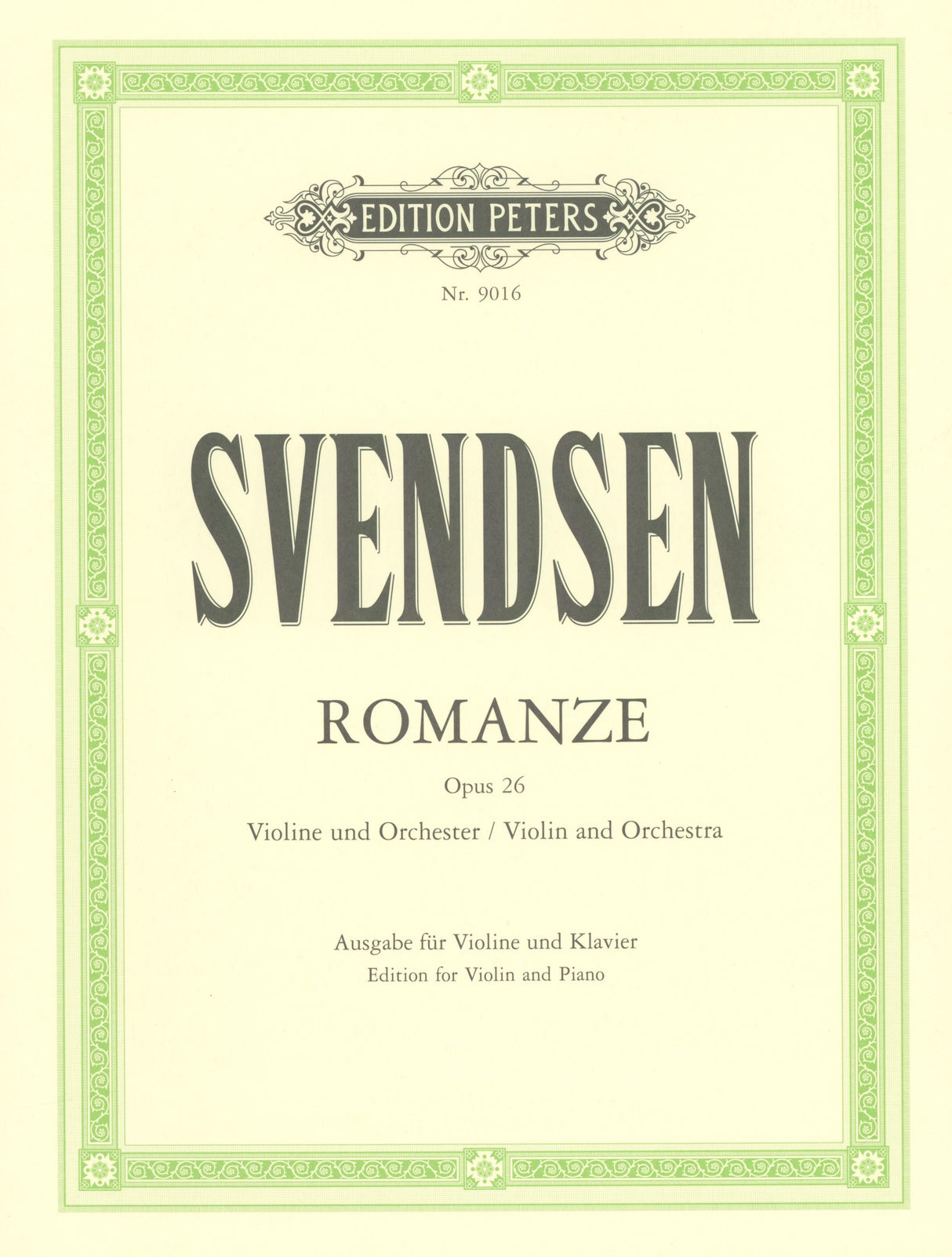 Svendsen: Romance in G Major, Op. 26