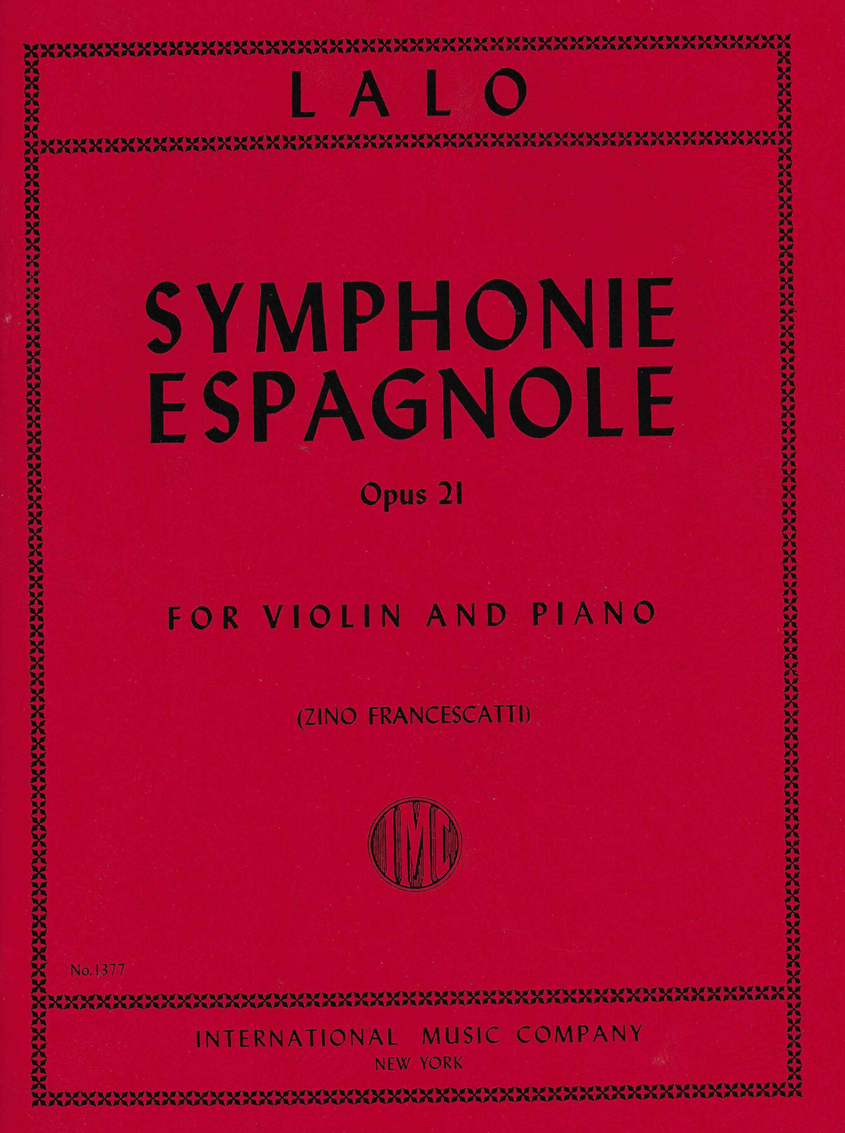 Lalo: Symphonie espagnole, Op. 21