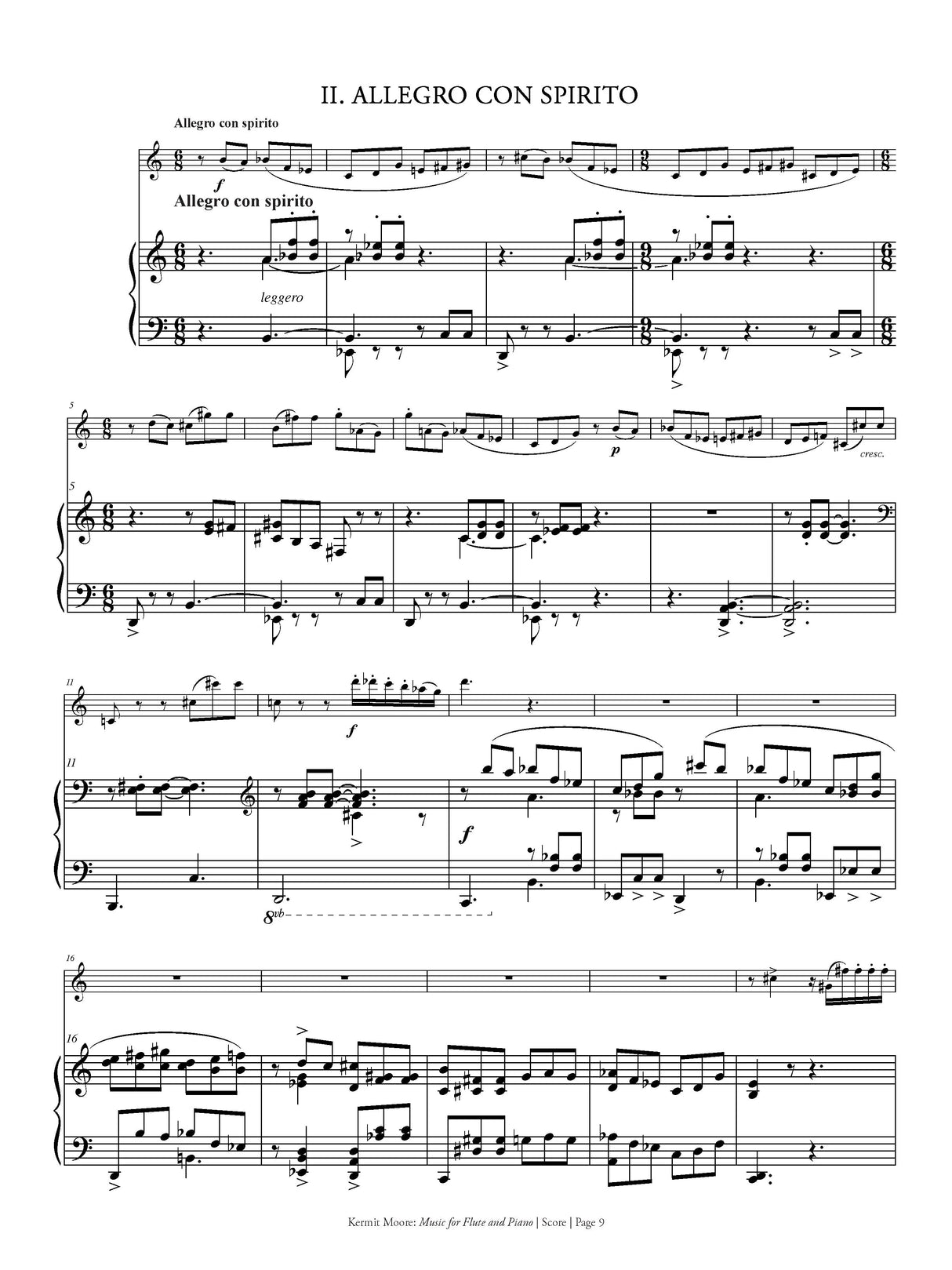 Moore: Music for Flute and Piano