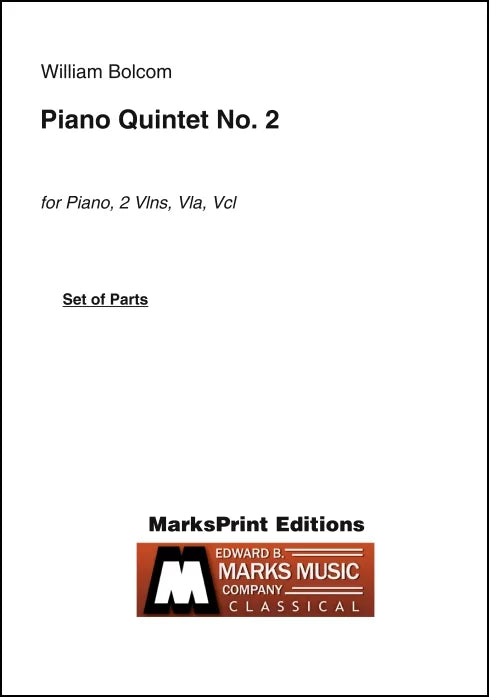 Bolcom: Piano Quintet No. 2