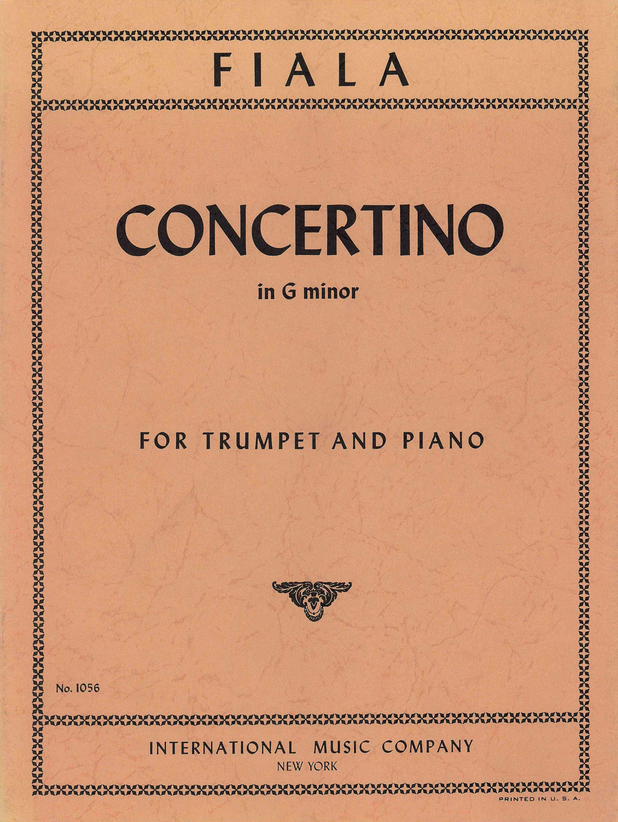 Fiala: Concertino in G Minor