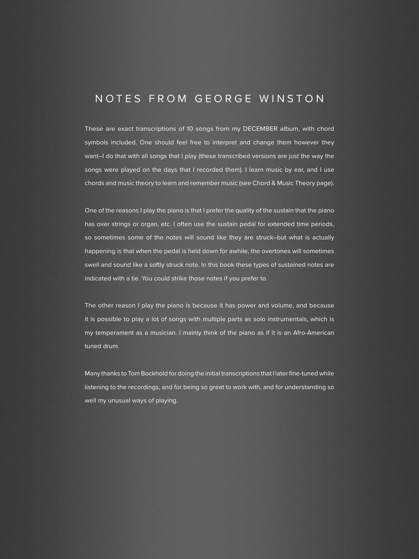 George Winston: December