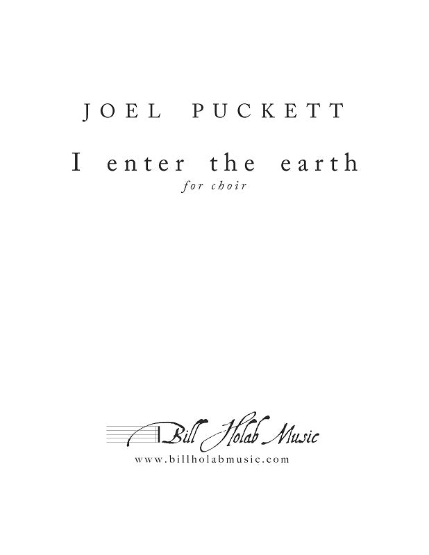 Puckett: I enter the earth