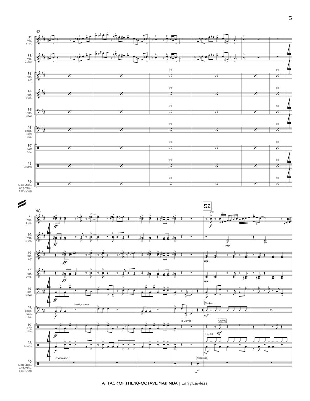 Lawless: Attack of the 10-Octave Marimba