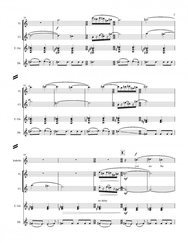 Mazzoli: You Are the Dust (Version for Mezzo & Ensemble)