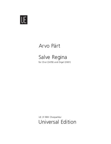Pärt: Salve Regina