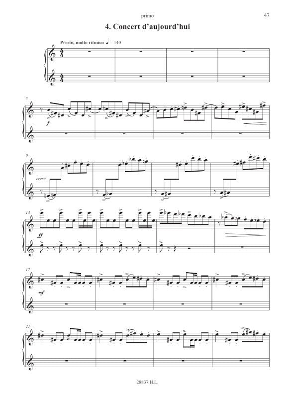 Piazzolla: Histoire du tango (for piano 4-hands)