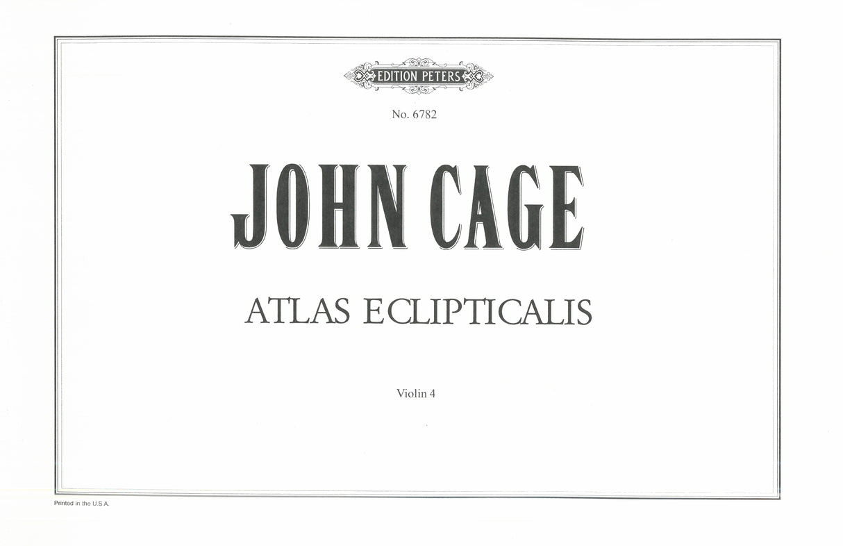 Cage: Atlas Eclipticalis