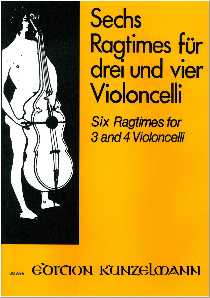 6 Ragtimes (arr. for 3 and 4 cellos)