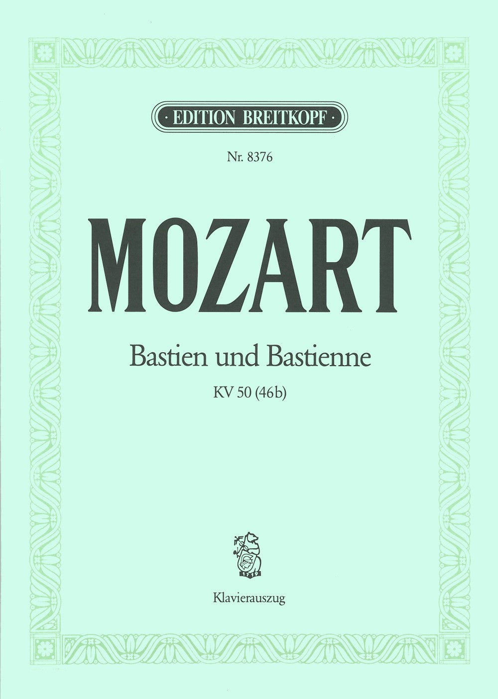 Mozart: Bastien and Bastienne, K. 50 (46b) – Ficks Music