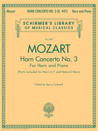 Mozart: Horn Concerto No. 3 in E-flat Major, K. 447