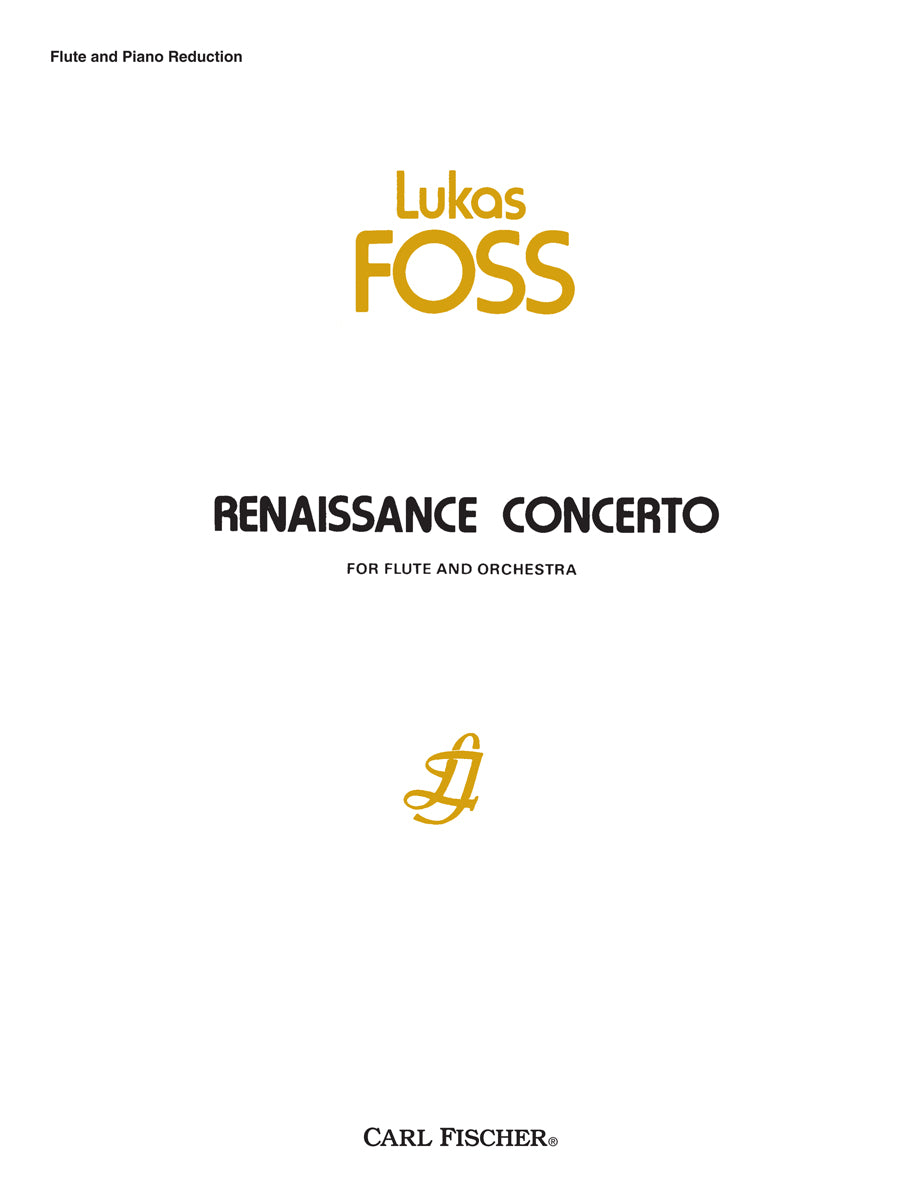 Foss: Renaissance Concerto