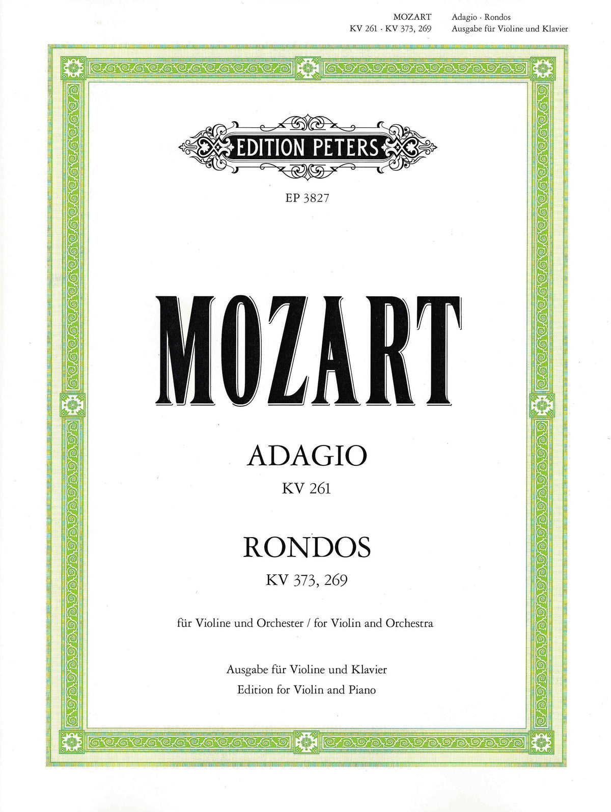 Mozart: Adagio, K. 261; 2 Rondos, K. 269 & K. 373