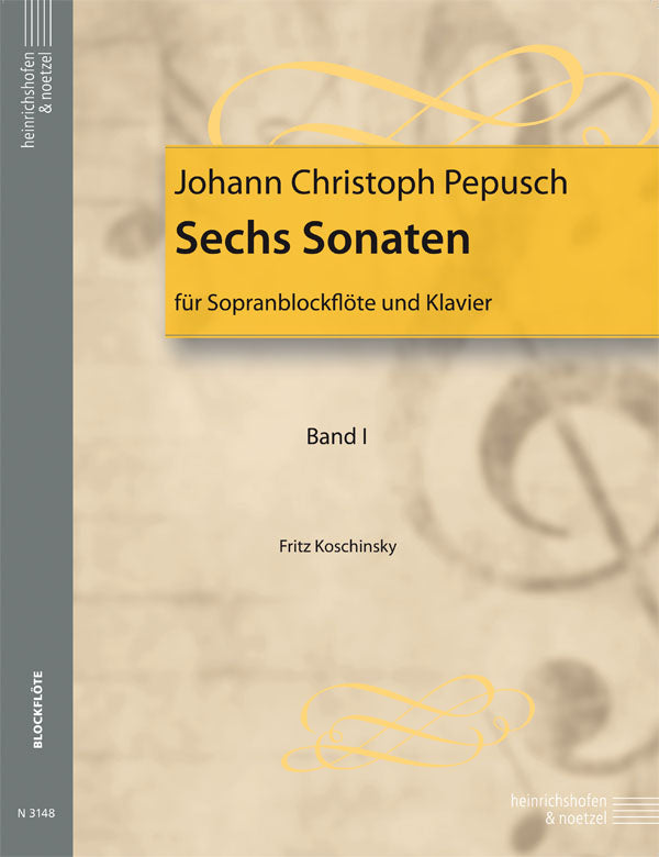Pepusch: 3 Recorder Sonatas - Book 1