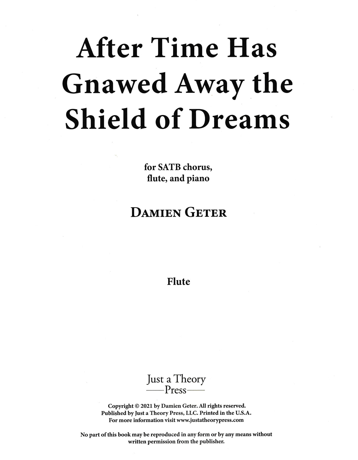 Geter: After Time has Gnawed Away the Shield of Dreams
