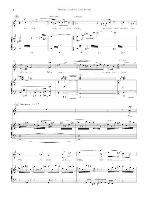 Mazzoli: Goodness, What Powers You Possess