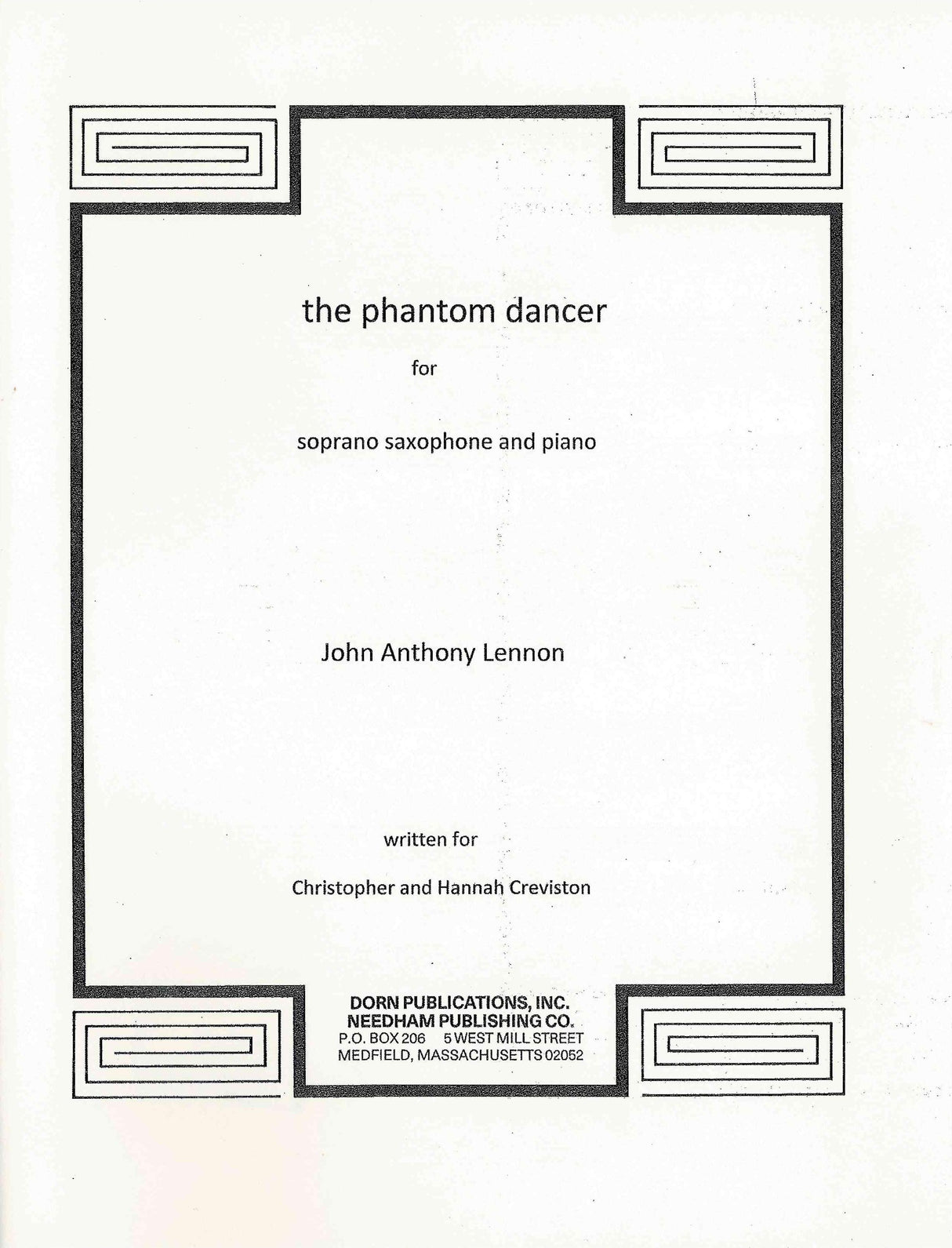 Lennon: Phantom Dancer