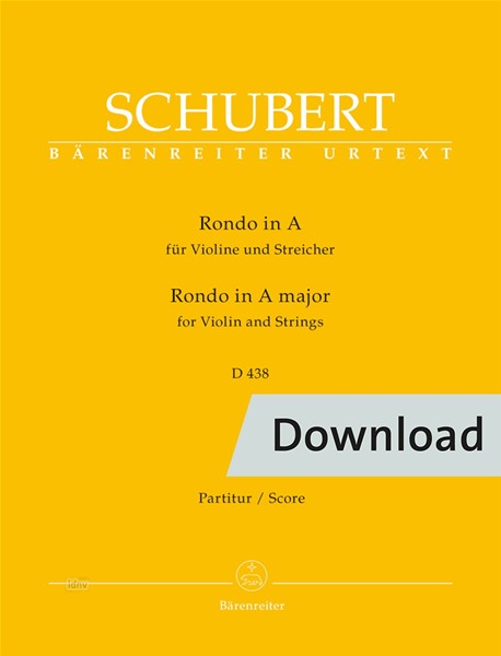 Schubert: Rondo in A Major, D 438
