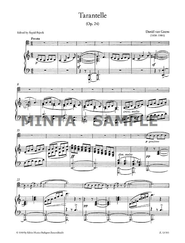 Goens: Tarantelle, Op. 24