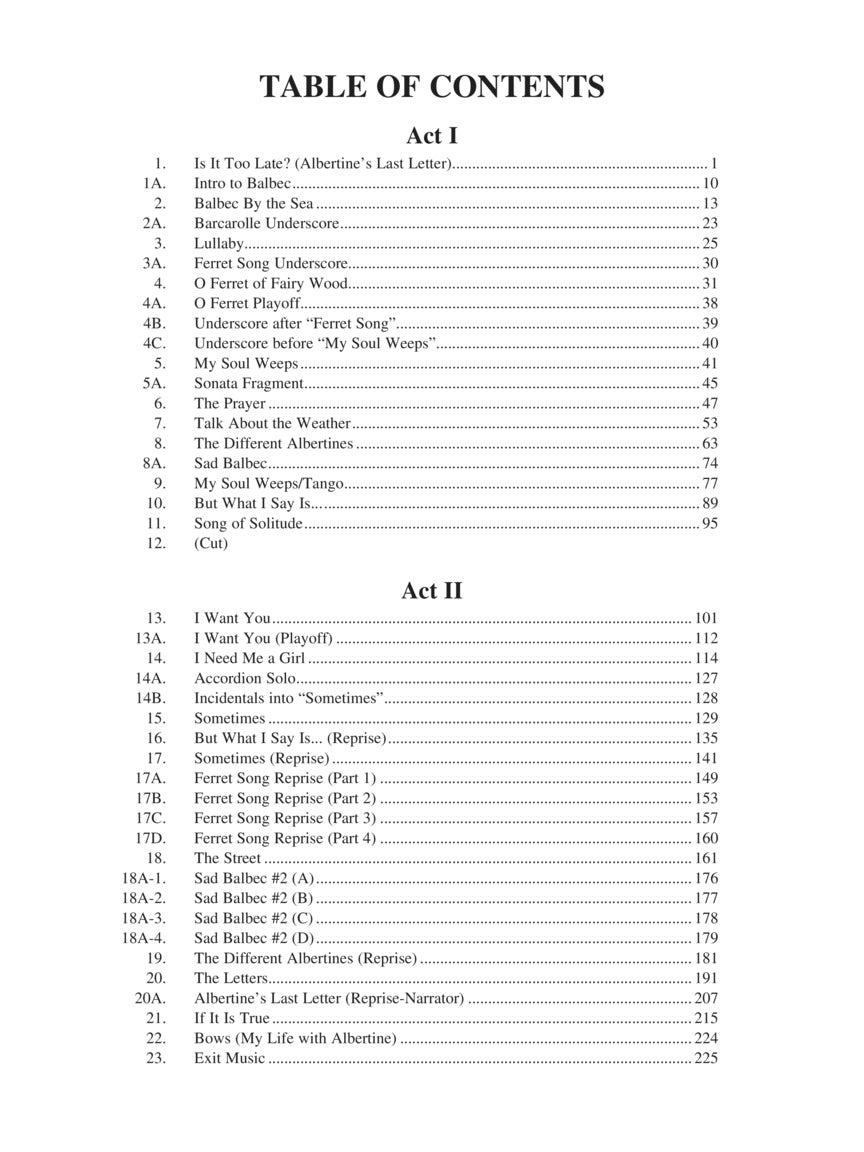 Nelson: My Life with Albertine