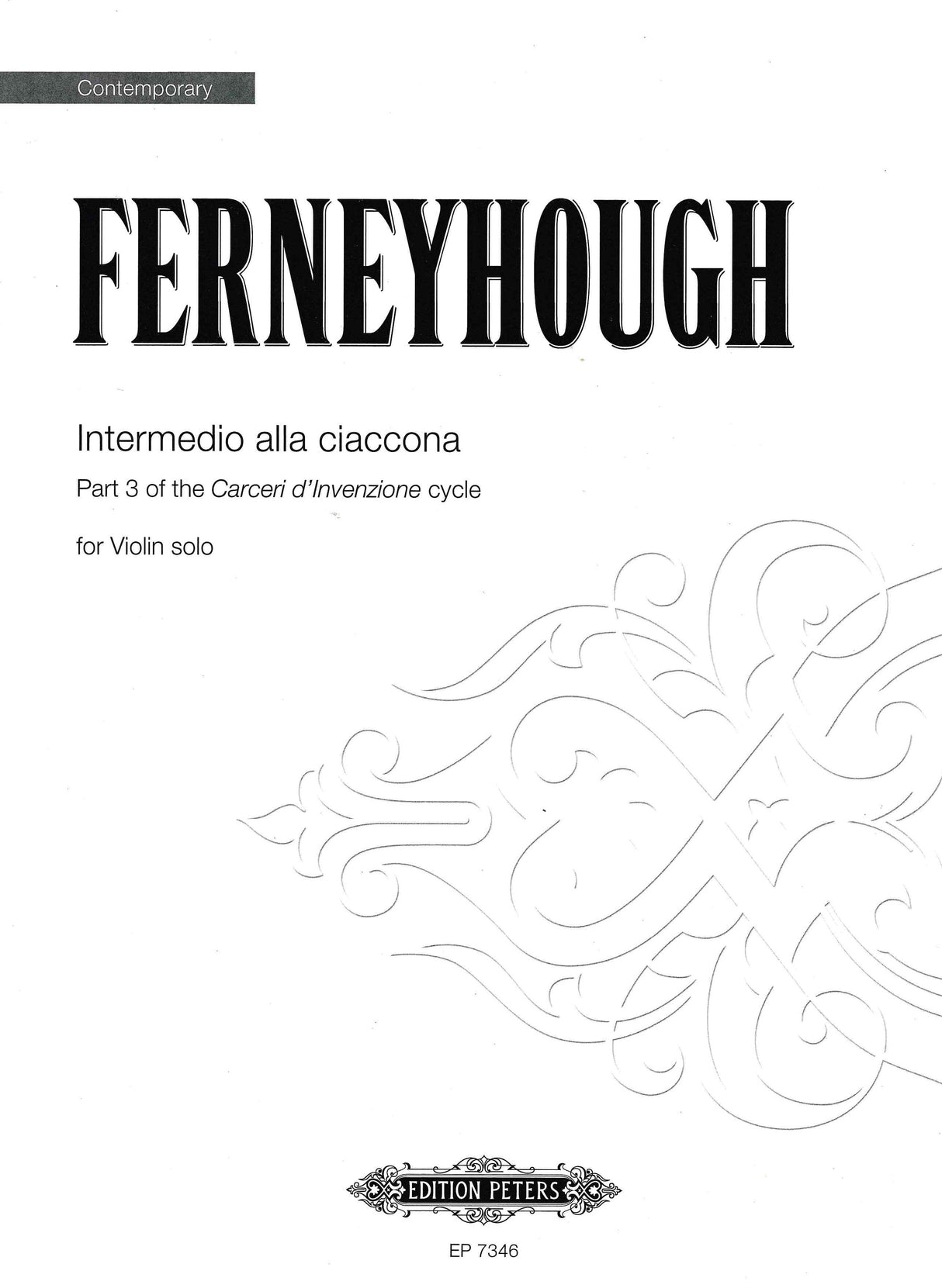 Ferneyhough: Intermedio all ciaccona
