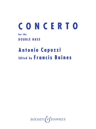 Capuzzi: Double Bass Concerto in F